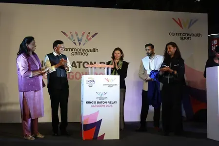 Did Sports Minister Dr. Mandaviya Launch the King’s Baton Relay for Glasgow 2026 Commonwealth Games?