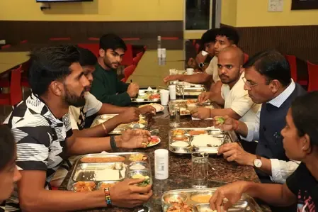 Dr. Mandaviya Engages with Athletes at SAI Bengaluru, Celebrates Nutritious Meals