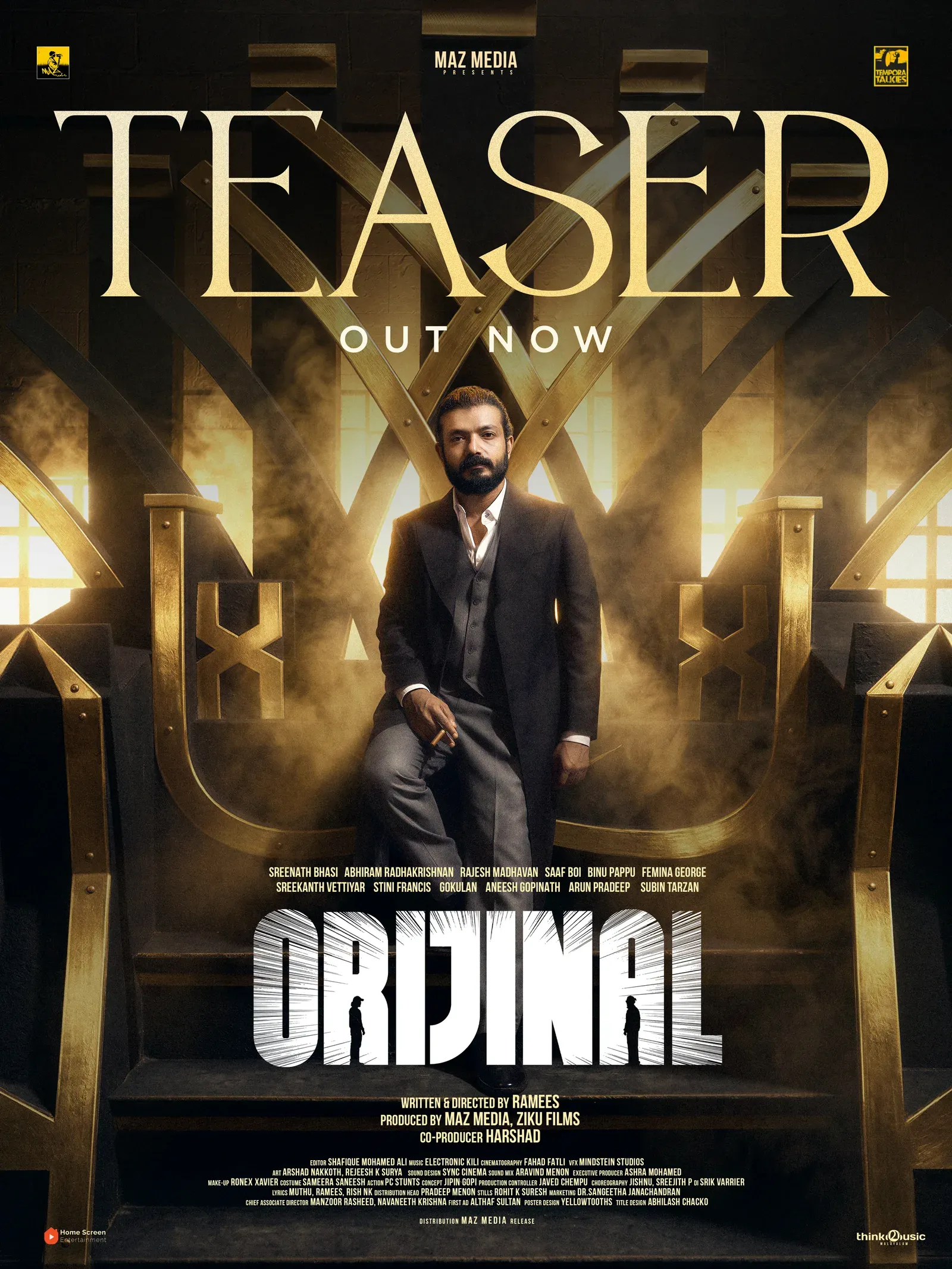 Sreenath Bhasi's 'Orijinal' teaser: time-travel thriller unveiled by 6 Malayalam directors