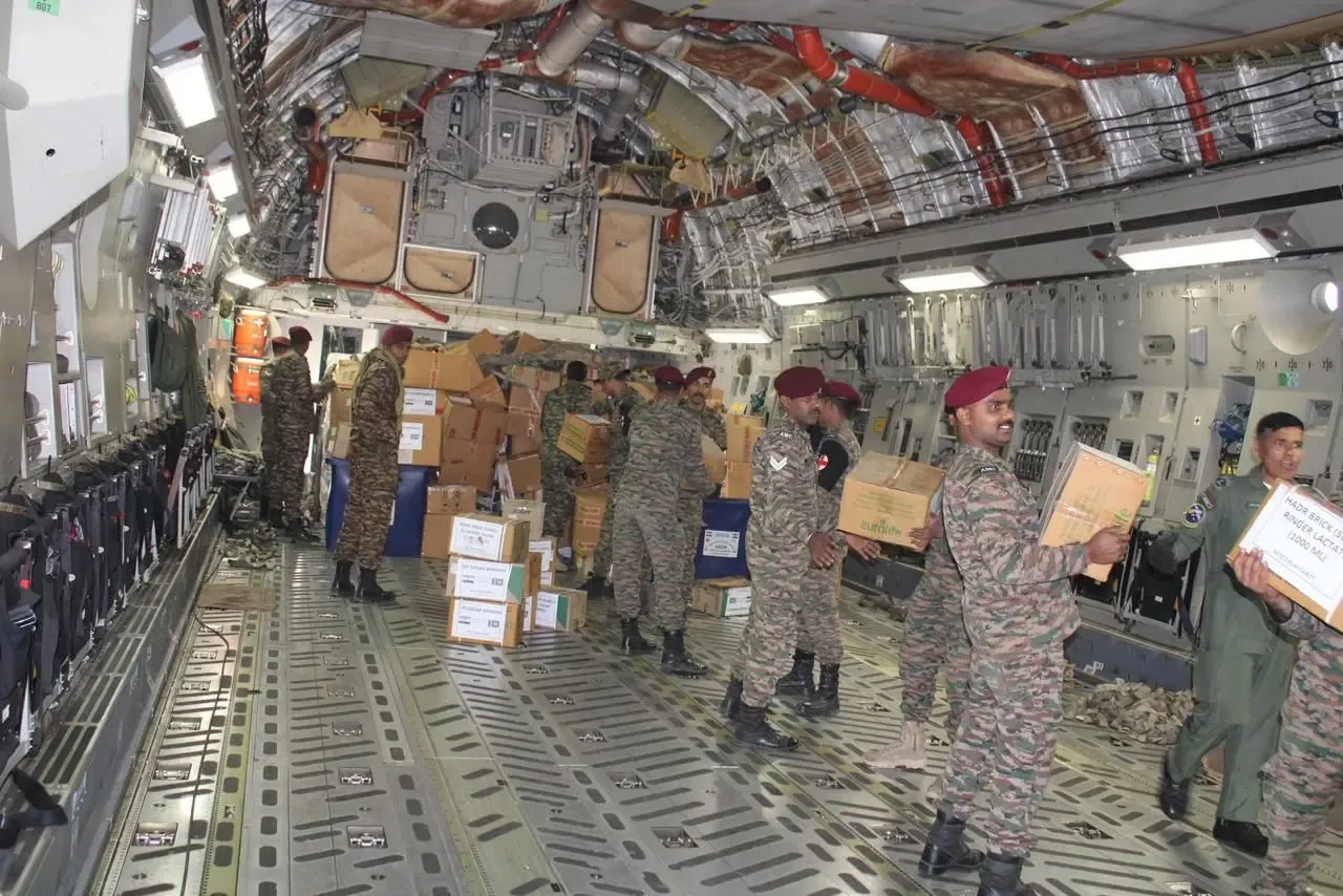 क्या भारतीय सेना ने श्रीलंका में राहत कार्य शुरू कर दिया है?