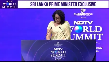 How Did Sri Lankan PM Harini Amarasuriya Praise PM Modi's Leadership at NDTV World Summit 2025?