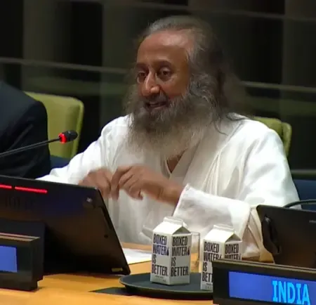 Did Sri Sri Ravi Shankar Bring Lord Krishna's Meditation Teachings to the UN?