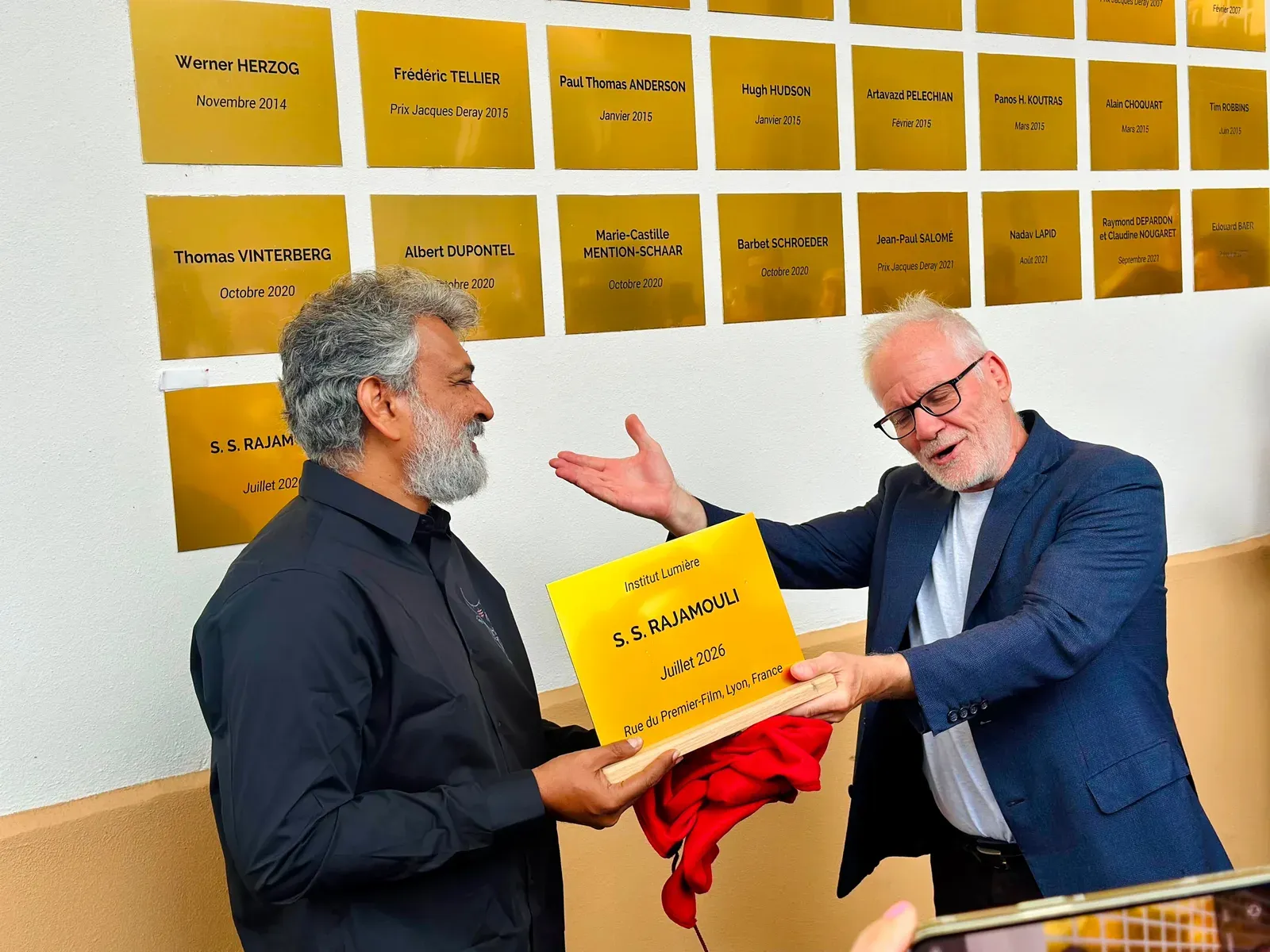 SS Rajamouli joins Scorsese, Tarantino on France's Wall of Filmmakers