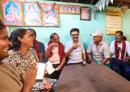 M. K. Stalin Intensifies Campaign in Pudukottai Ahead of Tamil Nadu Elections