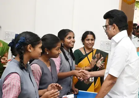 What Development Projects Did Stalin Initiate in Kolathur?