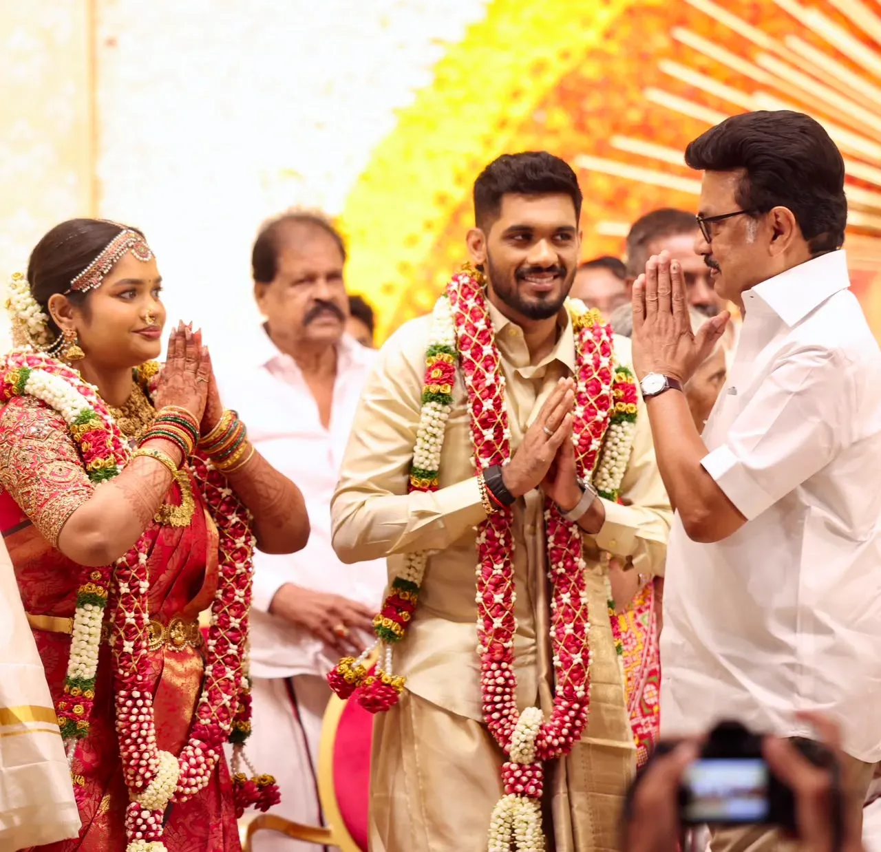 Stalin Leads Self-Respect Wedding of North Chennai MP's Son