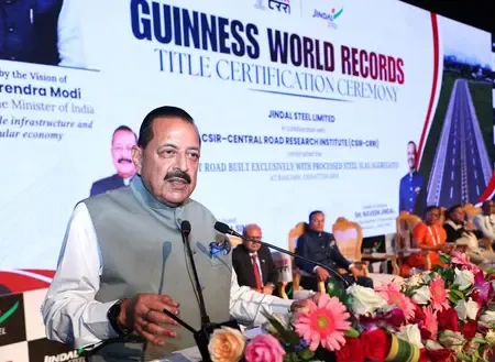 Steel slag roads cut costs 40%, last 15 years: Dr Jitendra Singh