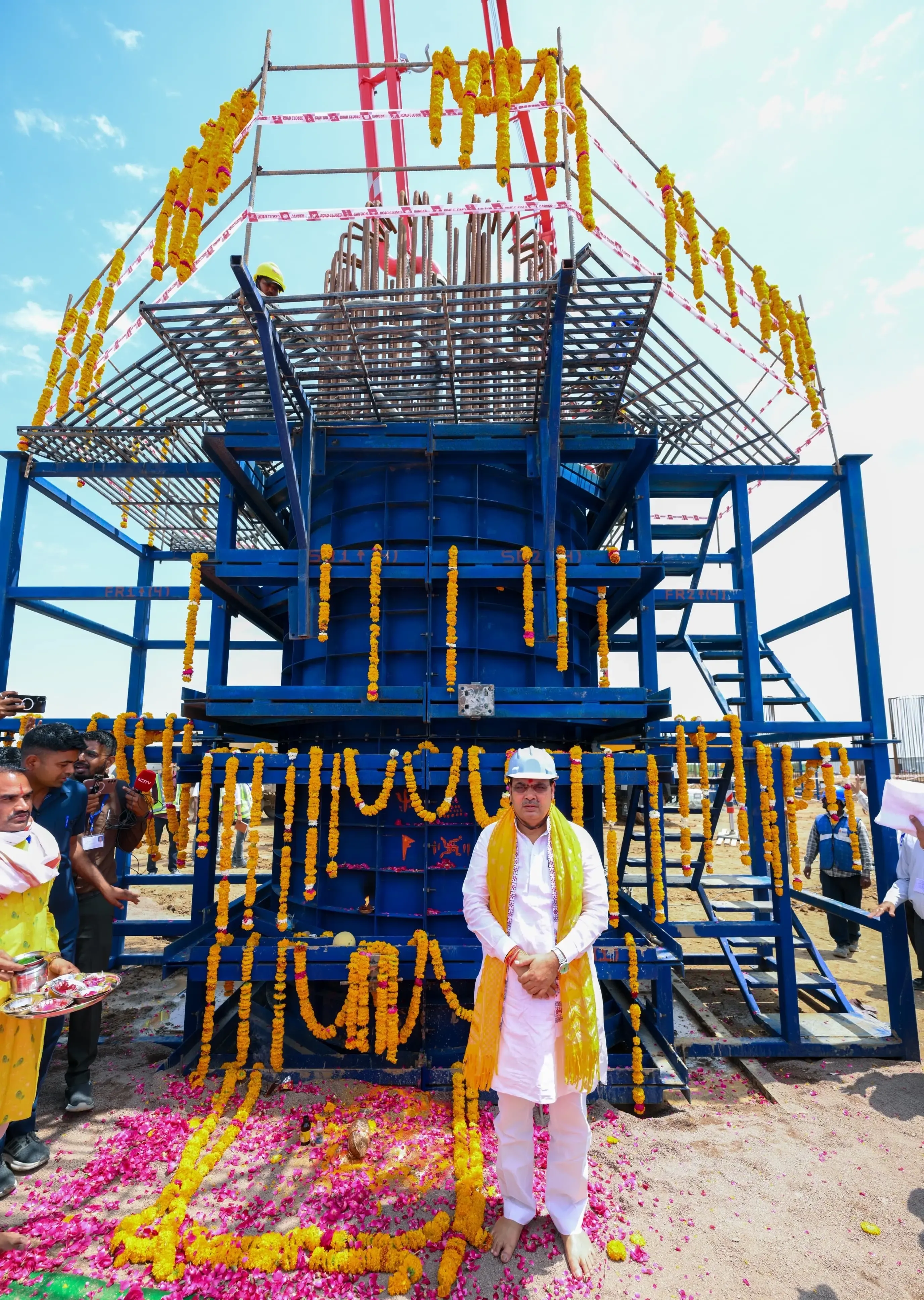 'Developed Rajasthan' Vision: Raj CM Reviews Chambal Aqueduct Progress in Bundi