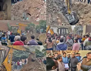 Stepwell Unearthed During Excavation in Chandausi, Sambhal
