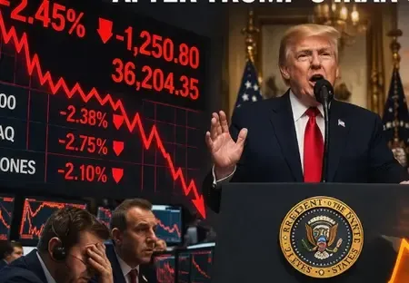 Market Decline and Oil Price Surge Following Trump's Iran Address