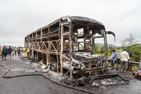 Tragic Series of Bus Fires and Crashes in Andhra and Telangana