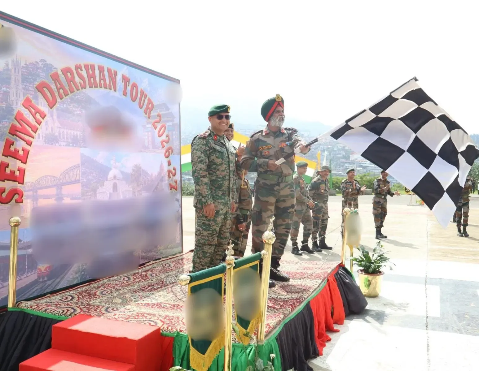 Nagaland students on 10-day Seema Darshan Tour with Assam Rifles