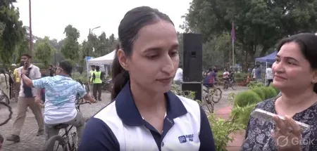 फिट इंडिया 'संडे ऑन साइकिल' के 82वें संस्करण में प्रीति दुबे बोलीं — फिटनेस हर आम इंसान की ज़रूरत