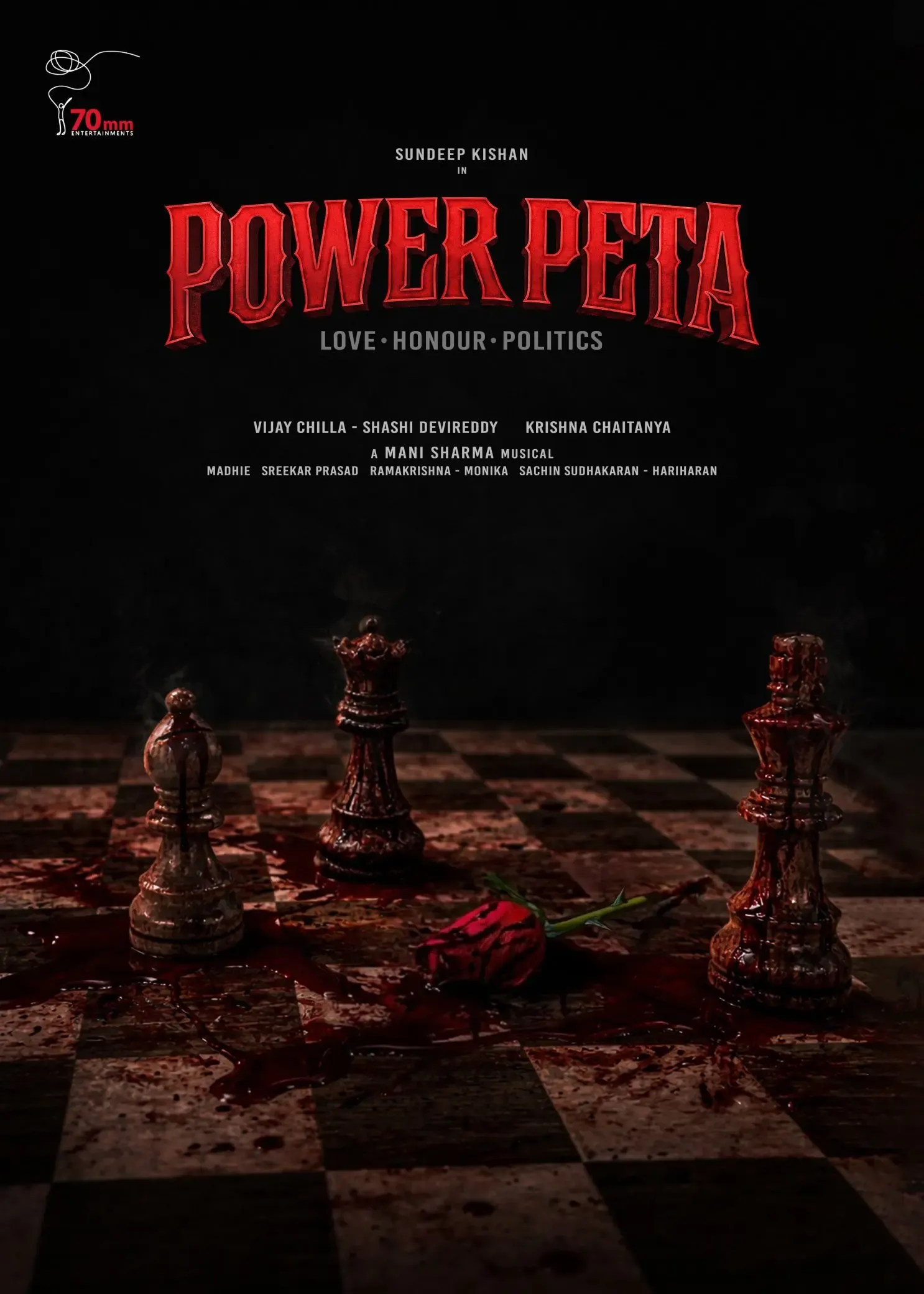 Sundeep Kishan's Next Film 'Power Peta' Unveiled by Krishna Chaitanya
