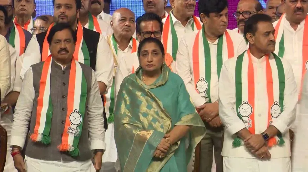 Sunetra Pawar asserts NCP control at party's 27th Foundation Day