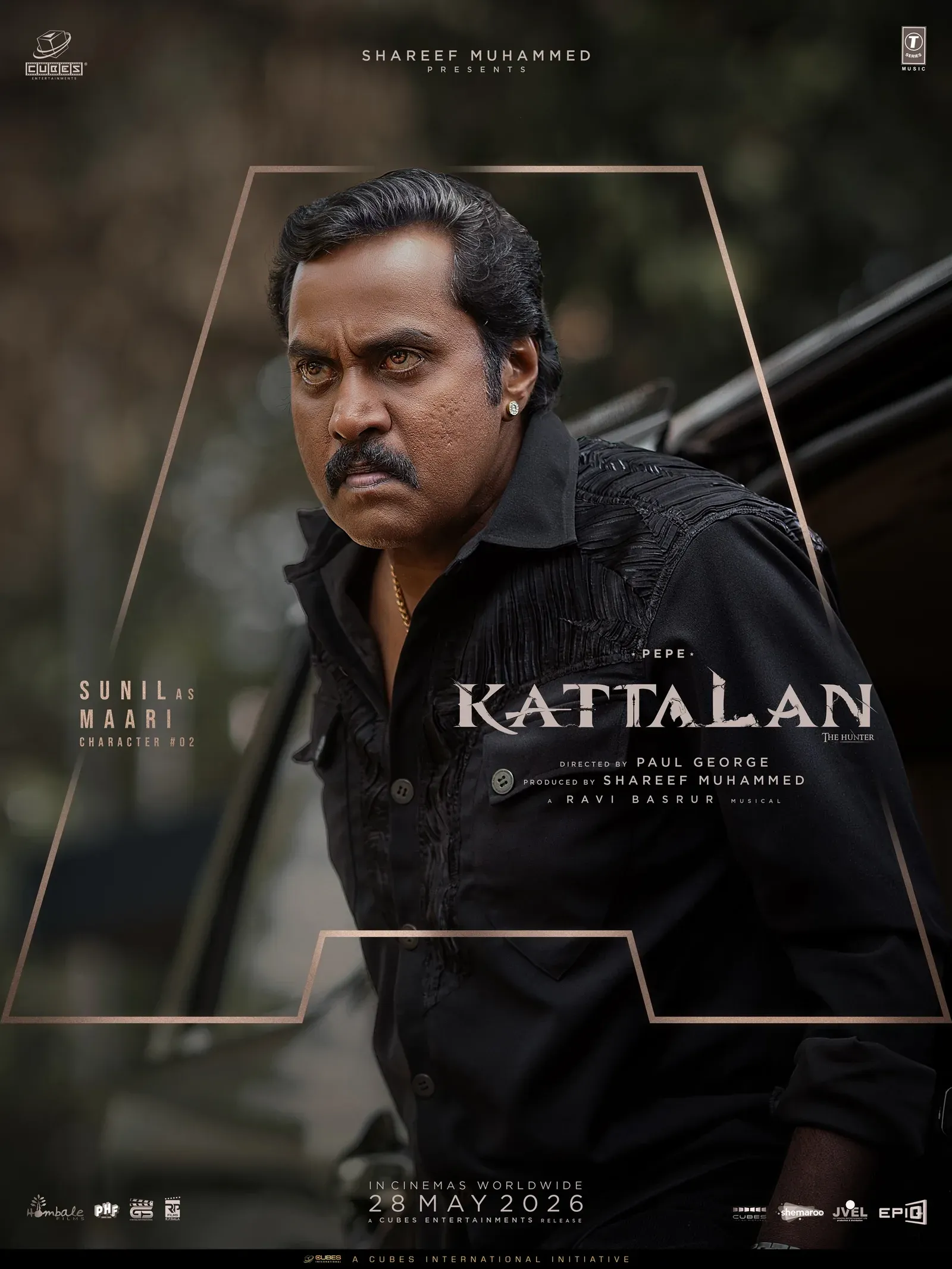 Sunil plays Maari in Antony Varghese's 'Kattalan', out May 28