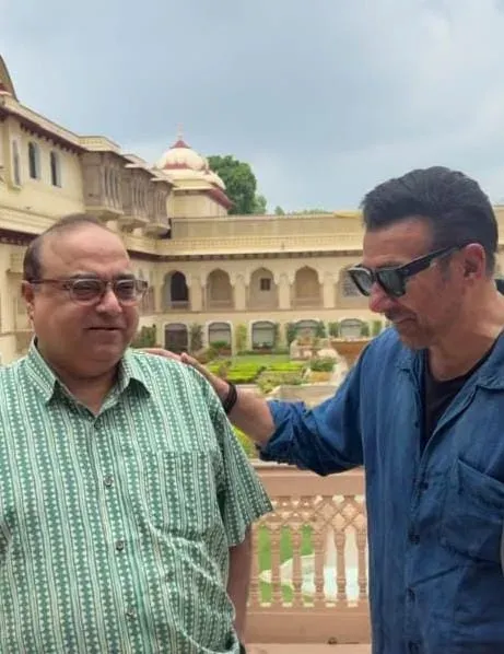 Sunny Deol and Rajkumar Santoshi reunite at Rambagh Palace for 'Batwara 1947'
