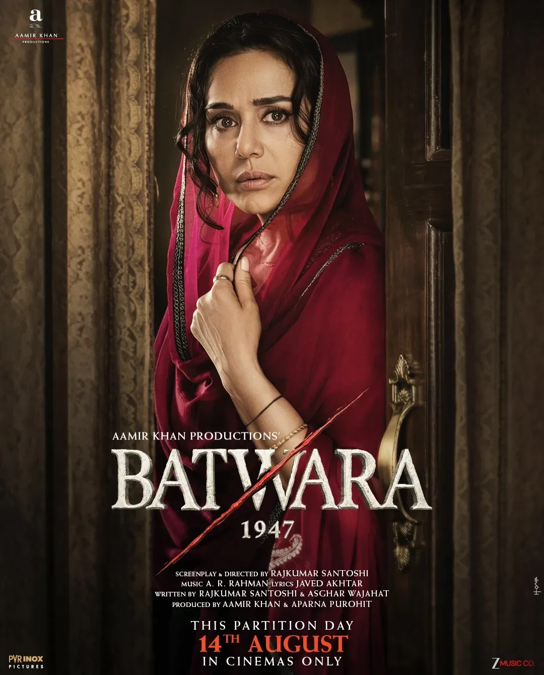 Batwara 1947 character posters: Sunny Deol, Preity Zinta lead Partition drama