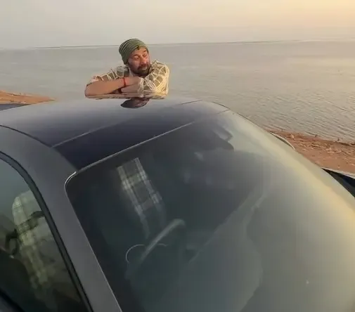 Is Sunny Deol Embracing Peace on the ‘Road to Heaven’ in Kutch?