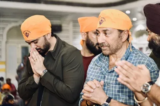 Sunny Deol visits Patna Sahib with son Karan ahead of 'Batwara 1947'
