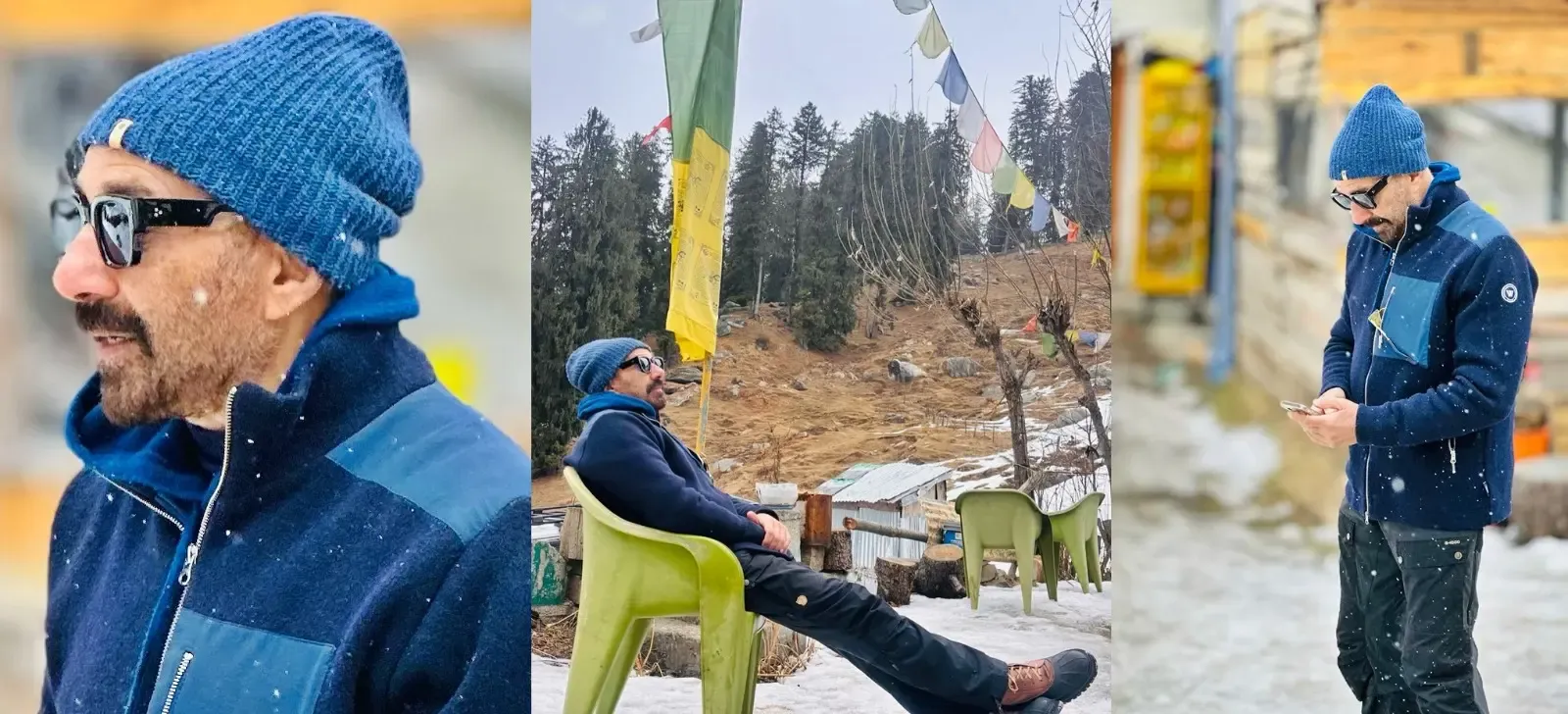 Sunny Deol Becomes a 'Snowman' in Holiday Snapshots from Manali