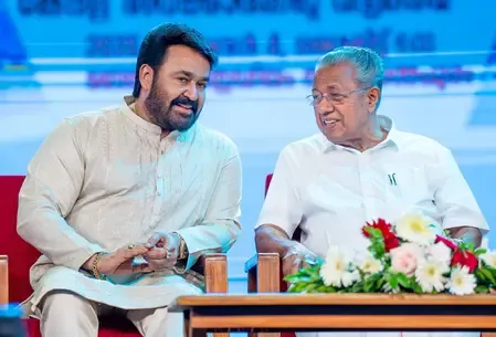 Mohanlal Takes the Lead: Interviews CM Vijayan
