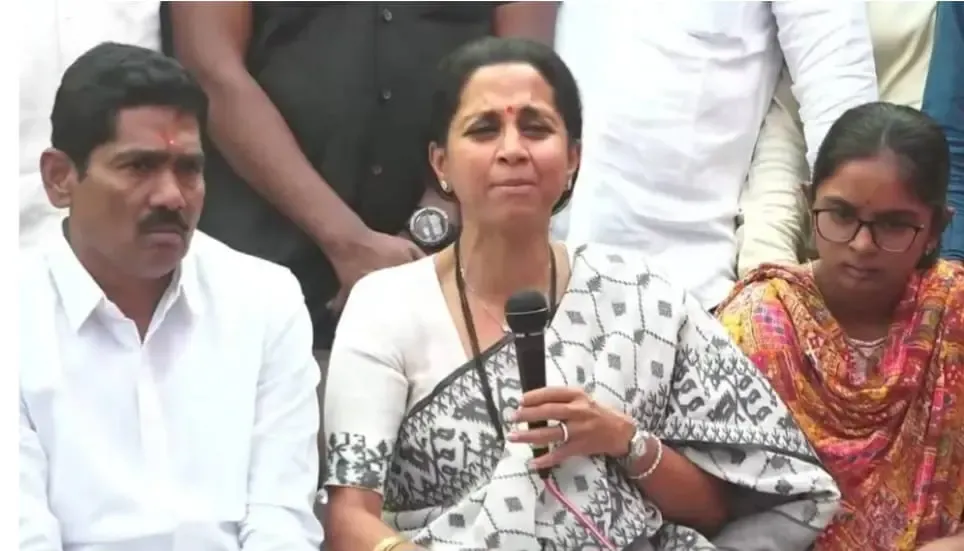 Supriya Sule Calls for a 'Transparent' Investigation into the Murder of Beed Sarpanch