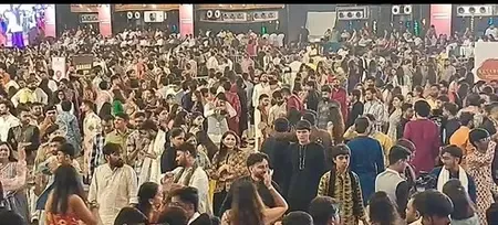 सूरत पुलिस की निगहबानी में गरबा का मजा हुआ दोगुना, लोगों ने सुरक्षा व्यवस्था पर जताई खुशी