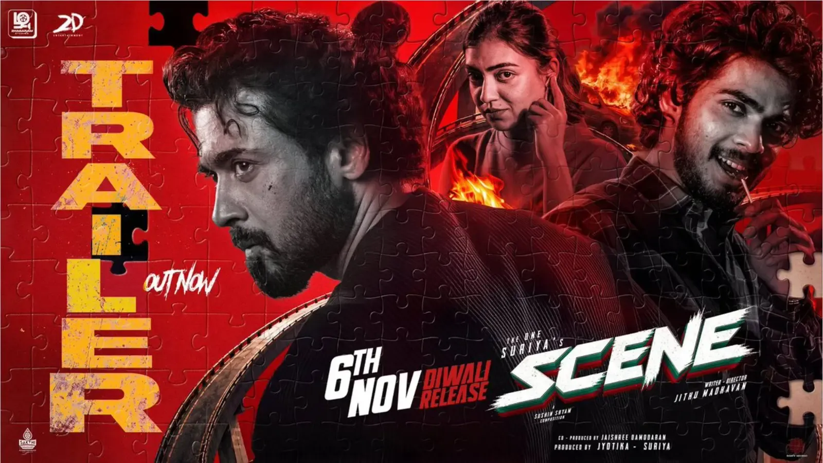 Suriya's 'Scene' trailer out: action-comedy with Nazriya as Maya, releases 6 Nov