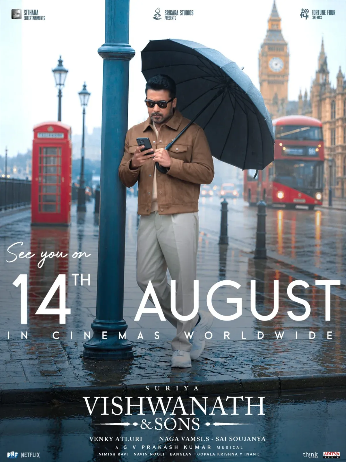 Suriya's 'Vishwanath & Sons' to release worldwide on August 14, 2026