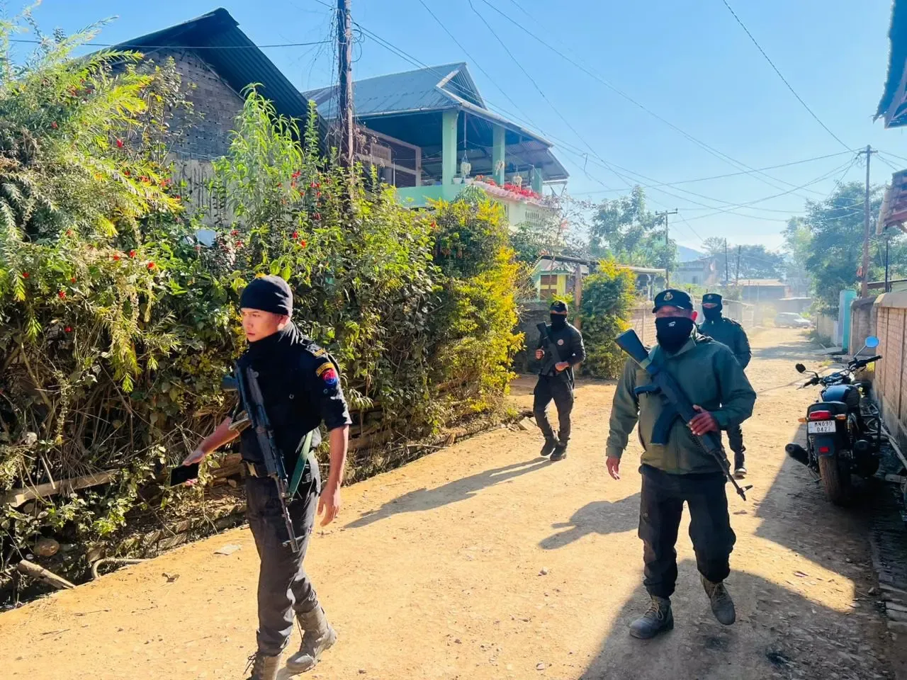 Did suspected militants open fire in Manipur's Bishnupur?