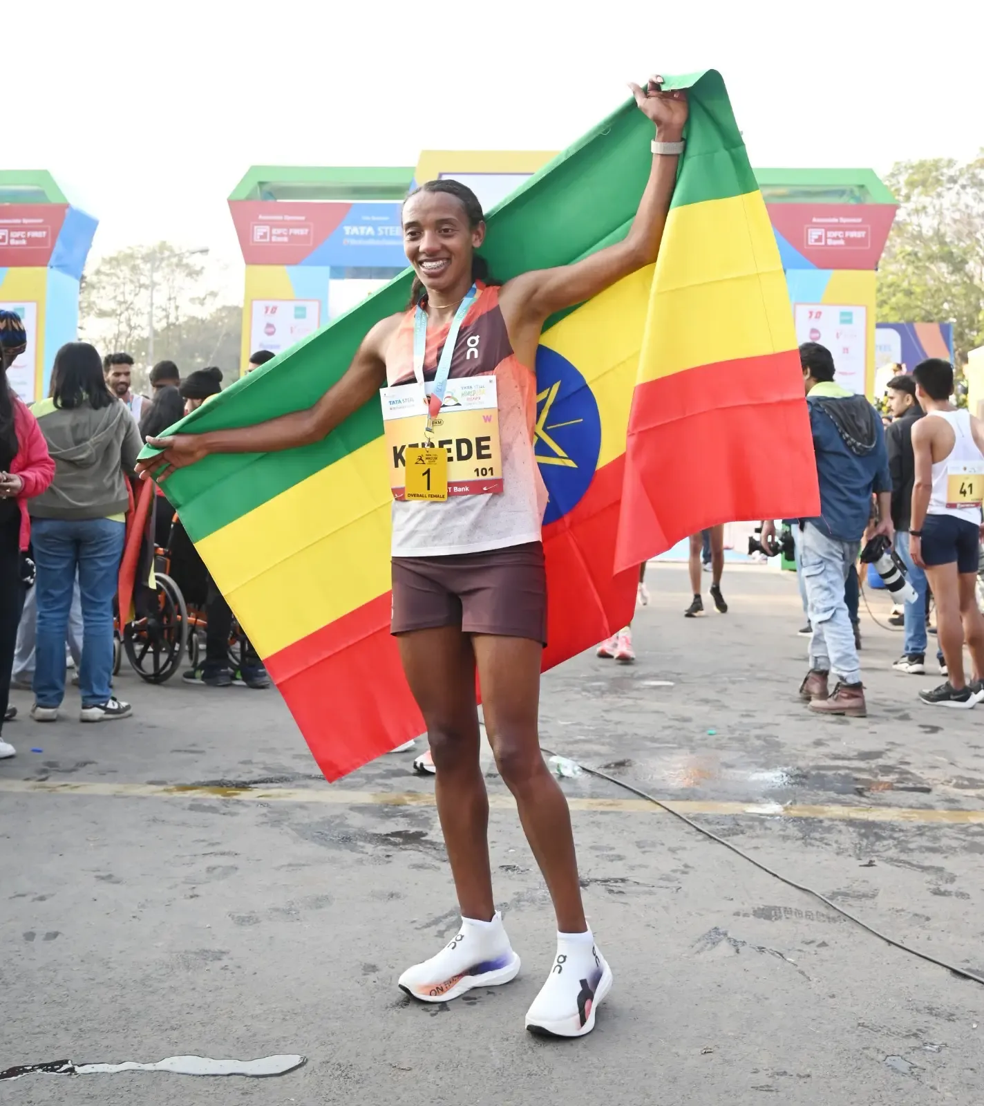 Sutume Kebede and Stephen Kissa Triumph at World 25K Kolkata; Gulveer Singh Sets Course Record for India