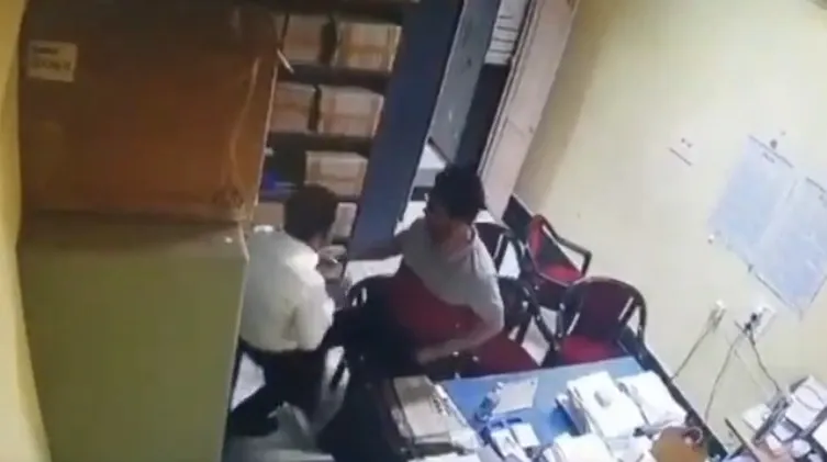 Did Suvendu Adhikari Expose a Trinamool MLA Assaulting a Govt Officer?