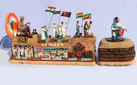 क्या 'वंदे मातरम' स्वतंत्रता का मंत्र है? गुजरात की झांकी ने दिखाया राष्ट्रीय ध्वज का सफर