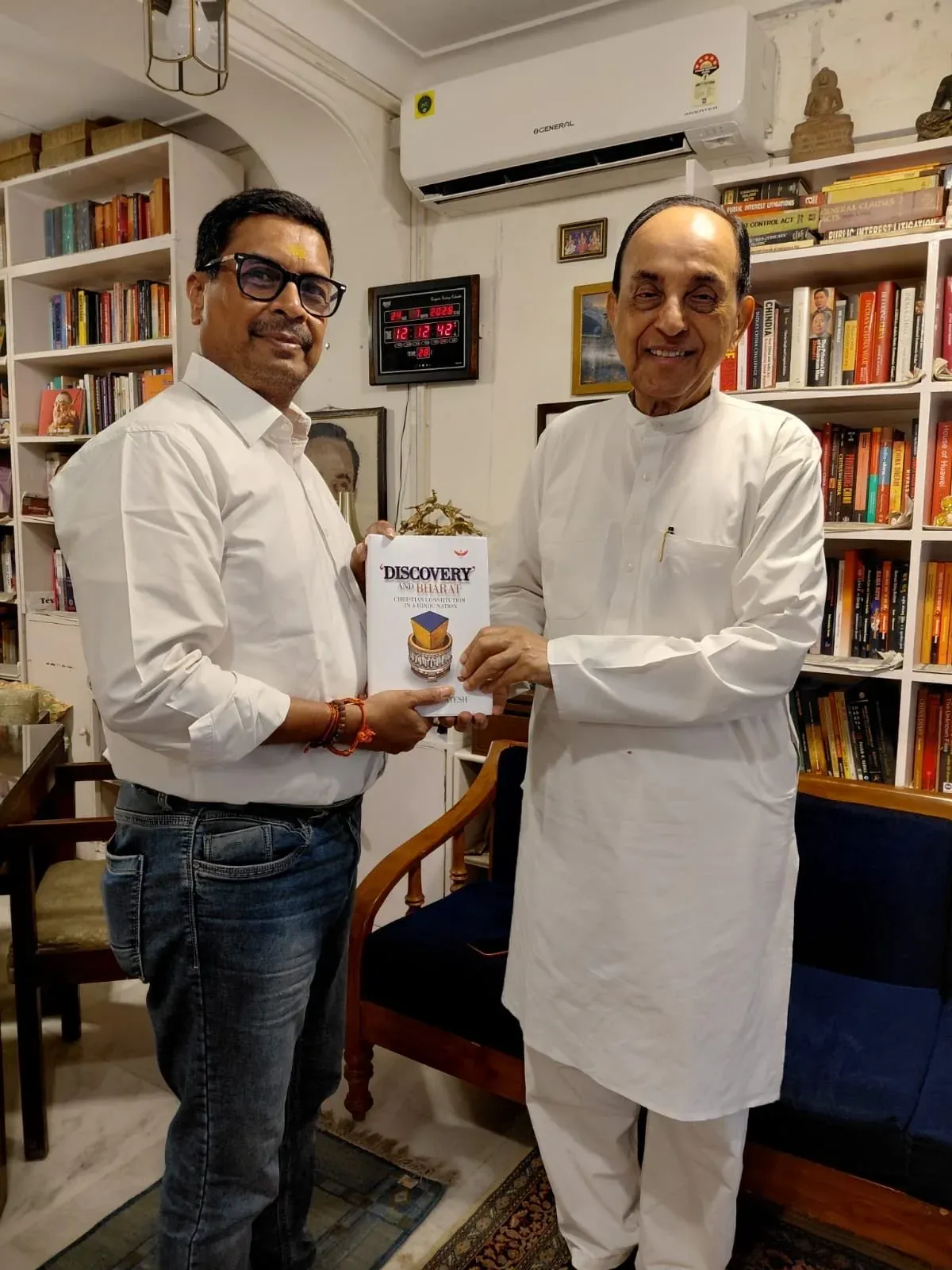 Swamy Backs Book Calling for Constitution Rewrite