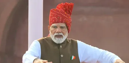 स्वतंत्रता दिवस 2026: लालकिले की प्राचीर से पीएम मोदी ने देश के सामने 'शक्ति की सप्त धारा' का किया आह्वान