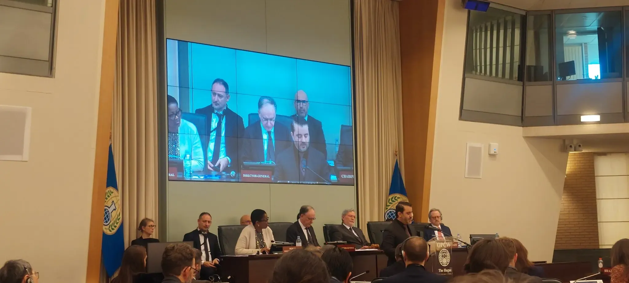 Syria's Interim Foreign Minister Makes Historic Visit to Chemical Weapons Agency