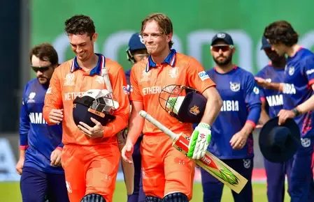 Can Bas de Leede's All-Round Performance Propel the Netherlands to Victory Over Namibia?