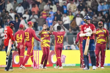 How Did West Indies Achieve a 30-Run Victory Over England in Group C?