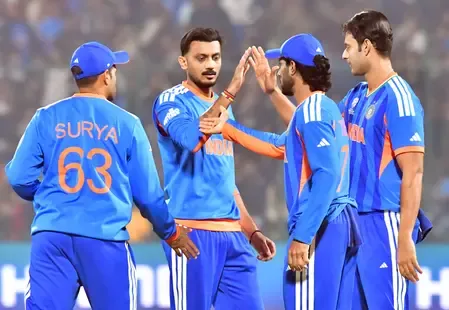 How did Chakaravarthy’s 3-7 lead India to a 93-run victory over Namibia in T20 WC?