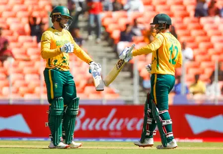 How Did De Kock, Rickleton & Jansen Propel SA to 187/6 Against Afghanistan?
