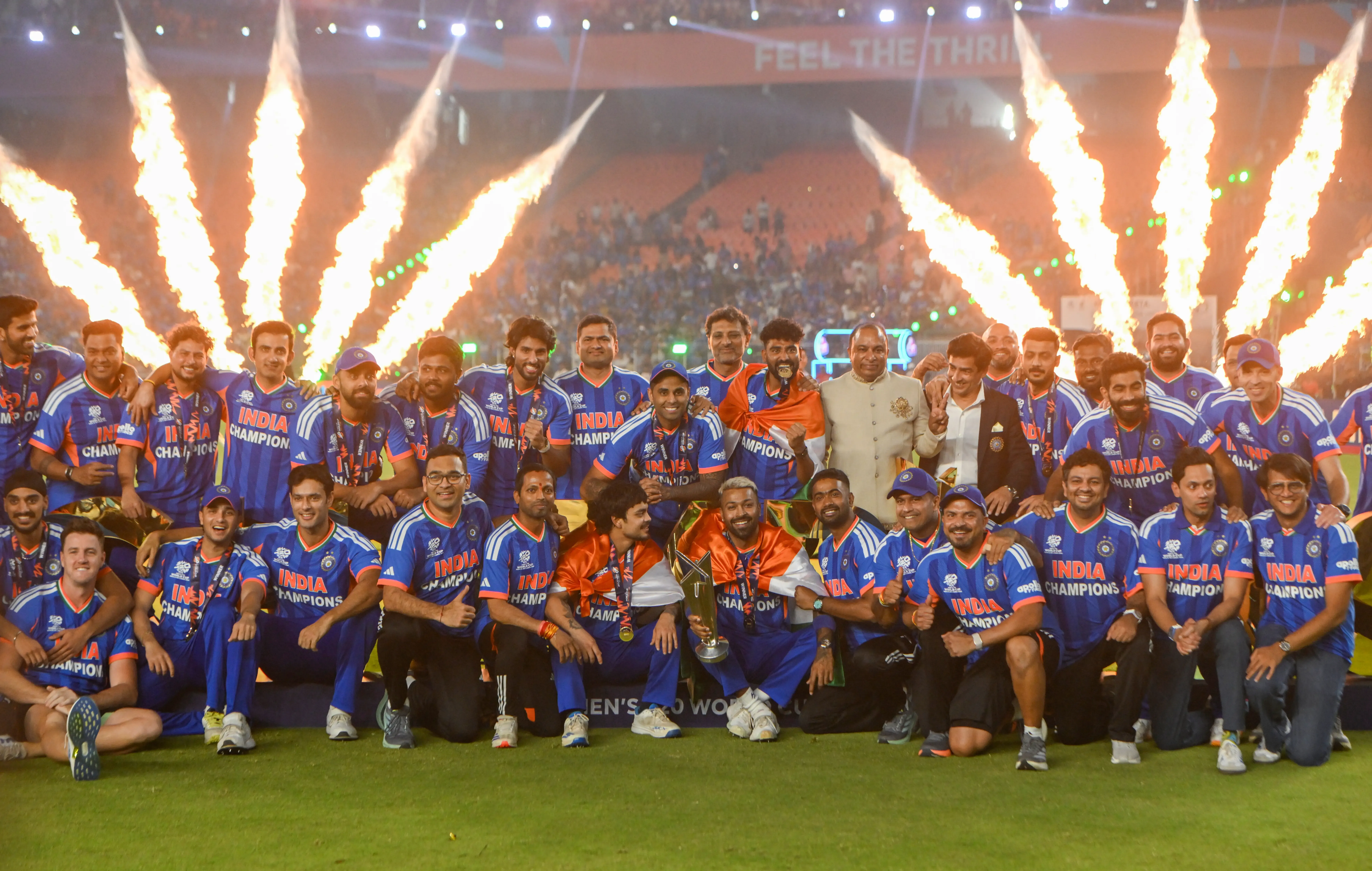 BCCI VP Rajeev Shukla Celebrates India's Historic T20 World Cup Win