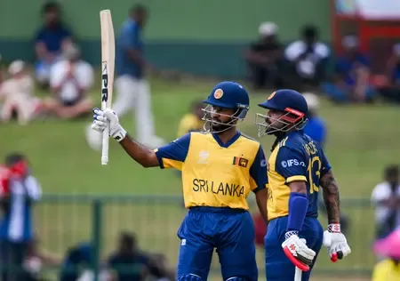 How Did Rathnayake, Mendis, and Shanaka Propel Sri Lanka to 225/5 Against Oman?