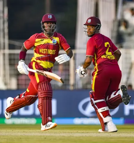 How Did Rutherford's 76 Not Out Propel Windies to 196/6 Against England?