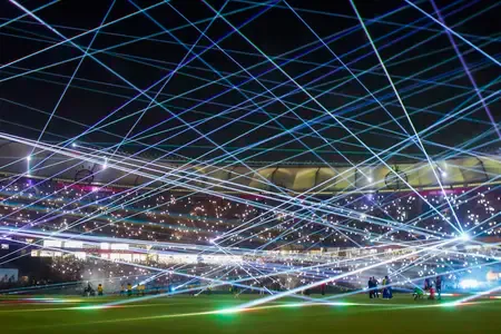 ICC T20 World Cup 2026 Final: Stunning Laser Show and Fireworks at Narendra Modi Stadium