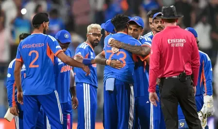 How did Surya's 84* and Siraj's 3-29 lead India to victory over USA?