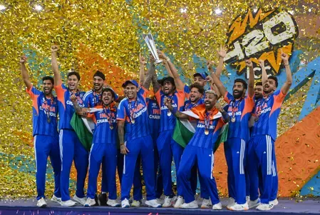 India Crowned T20 World Cup Champions, Secures $2.63 Million Prize from ICC
