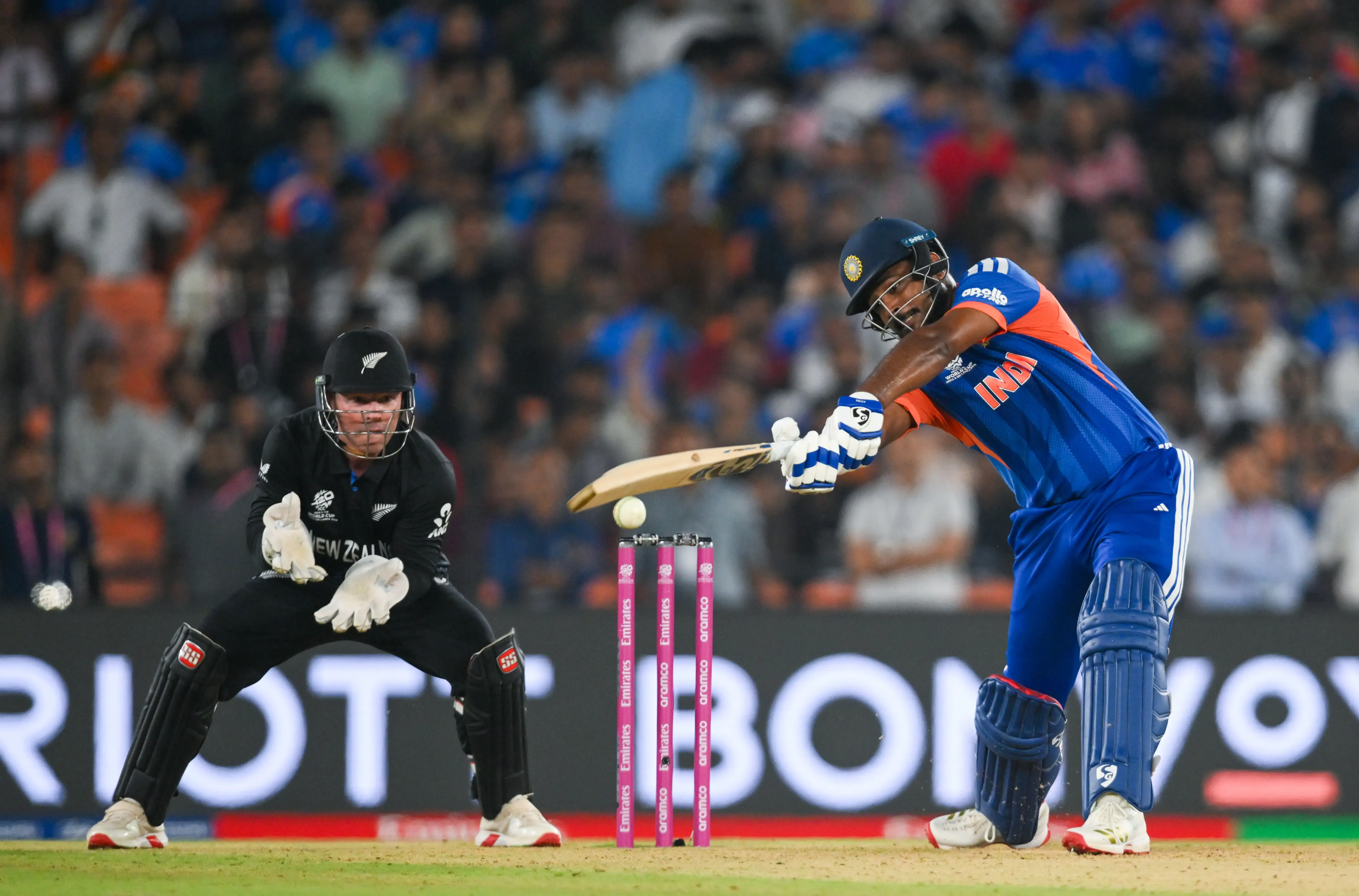 टी20 वर्ल्ड कप फाइनल: भारत ने 255 रन बनाकर बनाया बाउंड्री का नया रिकॉर्ड