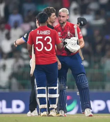 टी20 वर्ल्ड कप : 'रेहान-जैक्स ने मैच को न्यूजीलैंड से छीन लिया', जीत से गदगद नजर आए इंग्लिश कप्तान हैरी ब्रूक