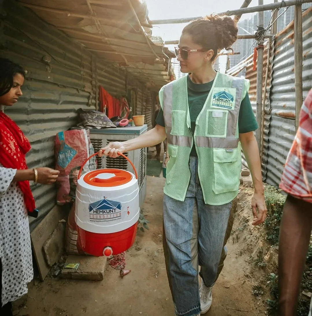 How is Taapsee Supporting the Underprivileged During Summer?